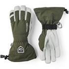 Hestra Army Leather Heli Ski, hiihtohanskat, vihreä
