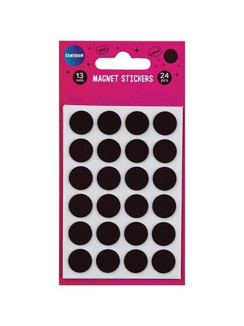 Hobby Mate Magneter selvklæbende ø13mm. 24 stk.