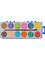 Creative Craft Group Farvelade med 12 farver + pensel – kuva 1