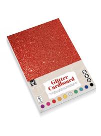Creative Craft Group Karton A4 Glitter 200g 10 ark ass.
