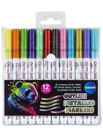 CENTRUM Tusser OUTLINE METALLIC 12 stk.