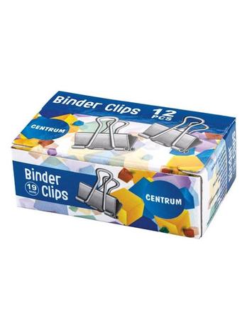 CENTRUM Foldback klemmer 12 stk. 19mm
