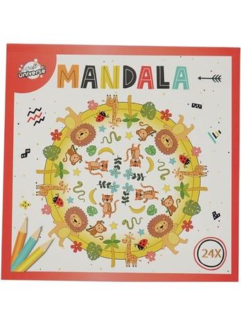 Creative Craft Group Malebog MANDALA 20.5*20.5cm DYR