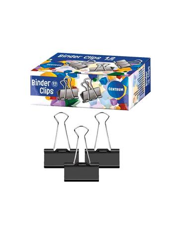 CENTRUM Foldback klemmer 12 stk. 25mm