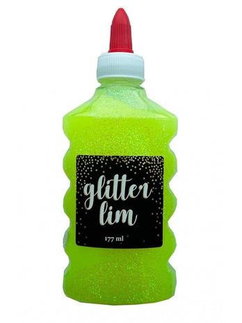 Hobby Mate Glitterlim Pastel GUL 177 ml