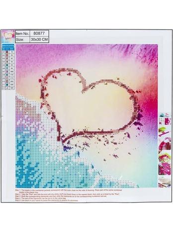 CENTRUM Diamond Painting 30*30cm. HJERTE