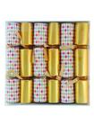 SCANSEASON Knallerter 20 cm. 6 stk. Guld/Harlekin