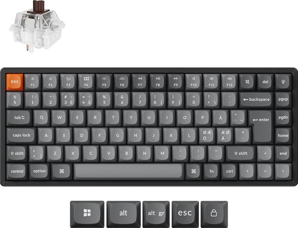 Keychron K2 Max QMK/VIA, langaton näppäimistö