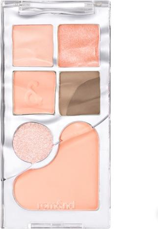 rom&nd Bare Layer Palette 01 Apricot Mood – kuva 1/8