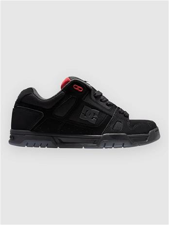 DC Stag Skeittikengät black / grey / red Naiset