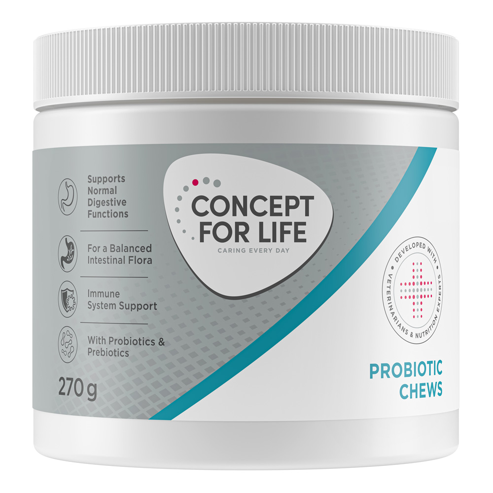 270g Probiotic Supplements Chews Concept for Life ravintolisä koirille