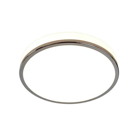 Pyöreä LED-kattolamppu Lyss kromireunuksella, IP44