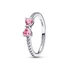 Pandora Sparkling Pink Bow sormus 193510C01