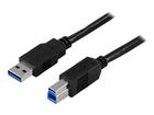 USB A uros - USB B uros, USB 3.0 kaapeli