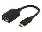 USB 3.1 C uros - USB A naaras, adapteri