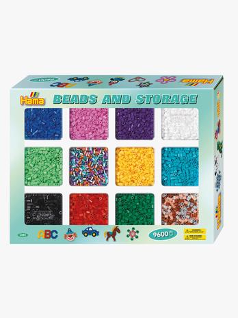 HAMA Beads - Midi - 9.600 beads and storage