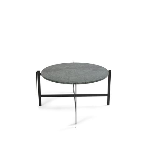 OX Denmarq Deck Large pöytä, vihreä marmori/musta
