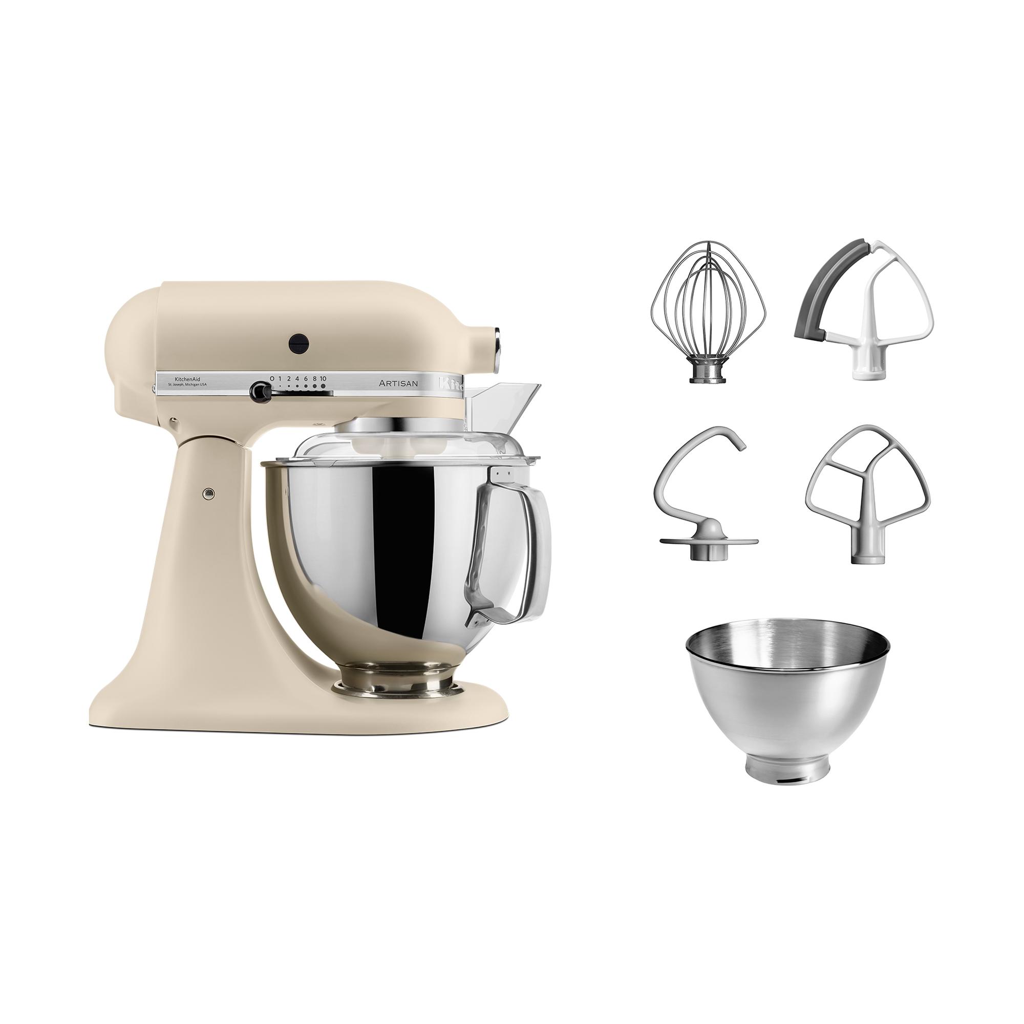 KitchenAid Artisan 5KSM175 keittiökone lisävarusteilla 4,8 L Onyx black