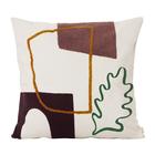 Ferm Living Mirage Leaf, koristetyyny 50 x 50 cm