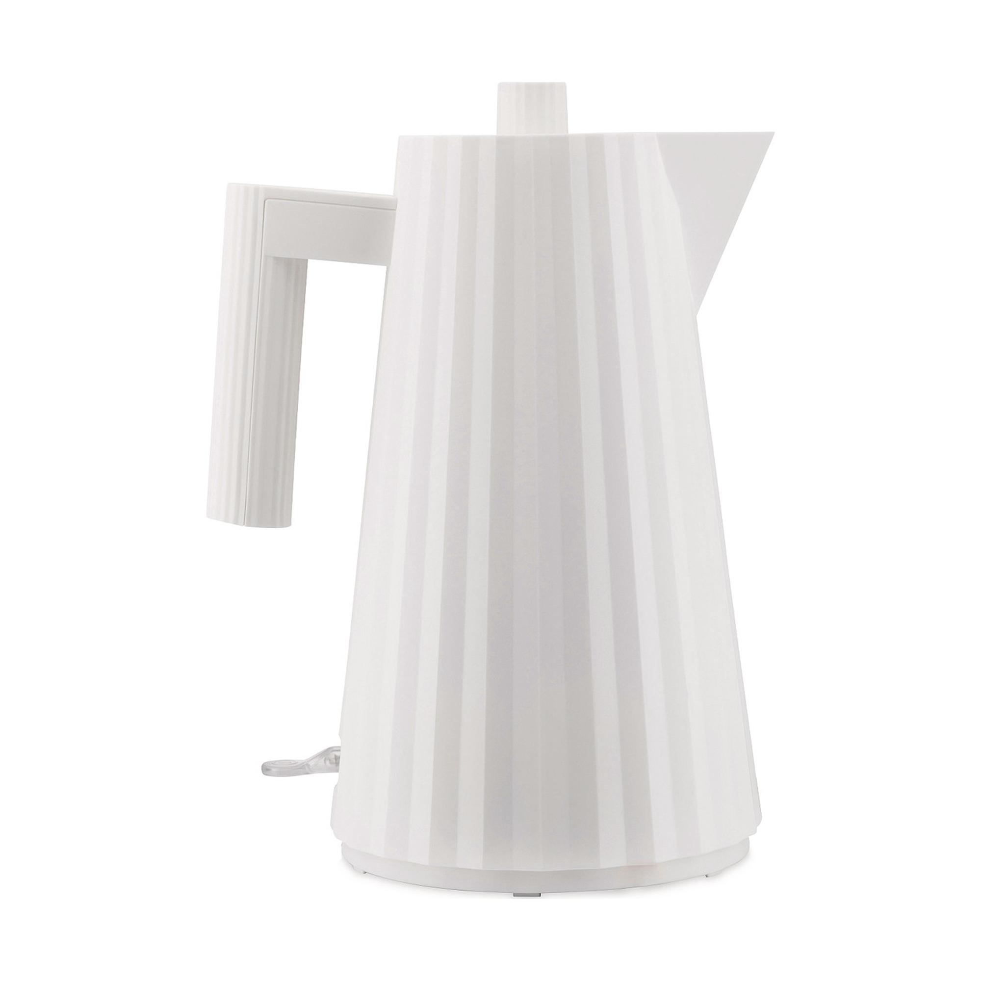 Alessi MDL06 Plissé -vedenkeitin, 1,7 litraa, valkoinen