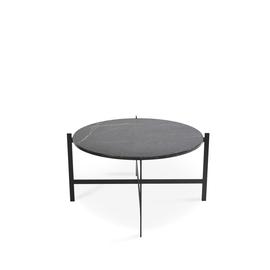 OX Denmarq Deck Large Pöytä, Marmori Musta/Musta