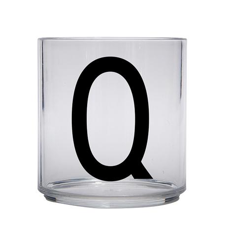 Design Letters Kids Personal Drinking Glass, Q