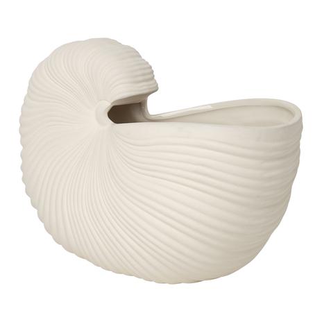 Ferm Living Shell Pot, Off White