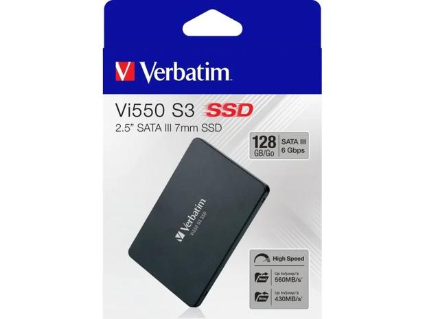 Verbatim Vi550 S3 SSD (128 GB, 2.5", SATA) 49350, SSD-kovalevy – kuva 8/8
