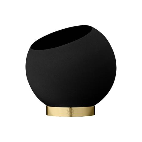 AYTM Globe Flower Pot ä˜17 cm, Black