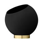 AYTM Globe Flower Pot ä˜21 cm, Black