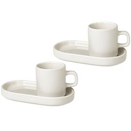Blomus Mio-espressokuppi ja lautanen 2-pack Moonbeam