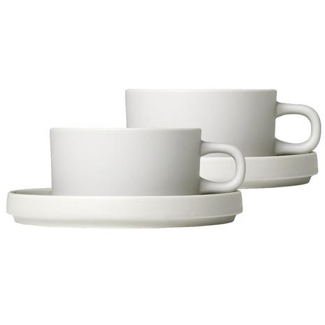 Blomus Mio-muki ja lautanen, 2-pack Moonbeam