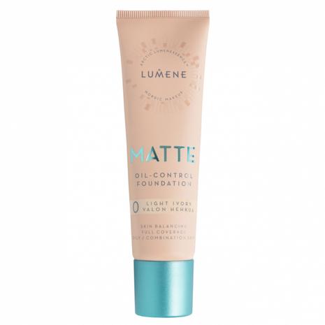 Lumene Matte Oil-Control Foundation Light Ivory