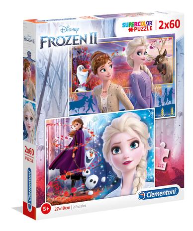 Clementoni - 2x60 Puzzles Kids Frozen 2