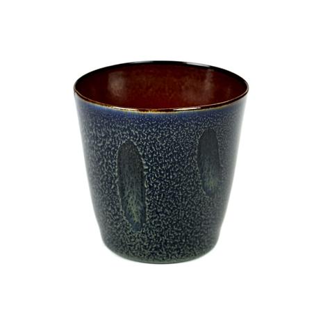 Serax Conic Goblet S D7 H7, Dark Blue/Rust