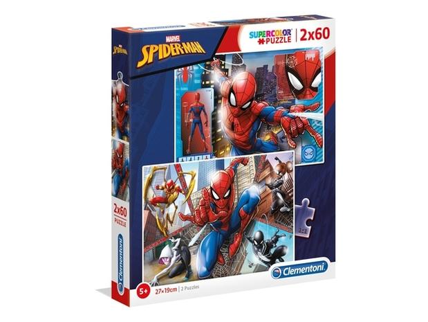 Clementoni Puzzle Spiderman 2x60st. Lattia