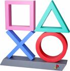 Playstation Icons XL, usb/paristokäyttöinen pöytävalaisin 10 x 30 cm