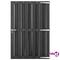 vidaXL Puutarhaportti WPC 100x150 cm harmaa – kuva 7