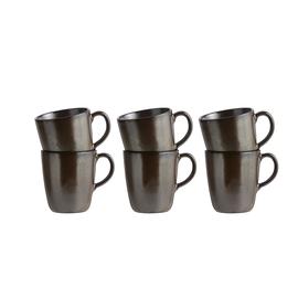 Aida Raw Mugg m Öra Metallic Brown 6 st 35cl