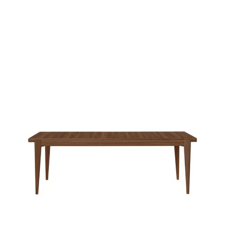 Gubi S-Table Dining Table Extendable 95x220 cm, Walnut