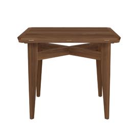 Gubi B-Table Dining Table Matt Lacquered, Walnut