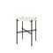 Gubi TS Side Table ä˜40 cm, Black / White Travertine – kuva 4