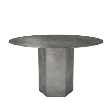 Gubi Epic Coffee Table ä˜130 Steel, Misty Grey – kuva 4/8