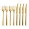 Aida Raw Serving Set 11 Pieces, Gold – kuva 5