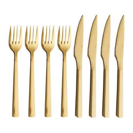 Aida Raw Serving Set 11 Pieces, Gold