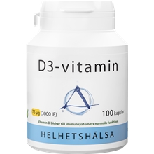 D3 75 mcg 3000IE 100 kapselia – kuva 1/1
