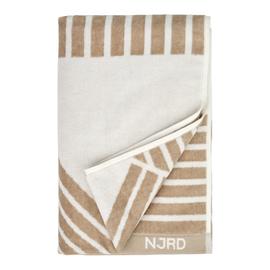 NJRD Stripes kylpypyyhe 70x140 cm Beige