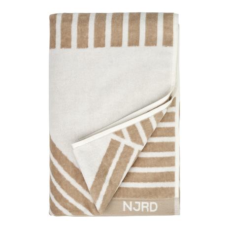 NJRD Stripes kylpypyyhe 70x140 cm Beige