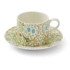 Spode Morris & Co Teacup With Saucer, Blackthorn