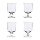 ERNST Schnapps Glasses Fluted With Foot 4-pack